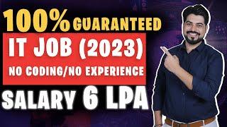 Get 100% guaranteed shift from Non IT to IT by 2023 - No Coding, No Experience - Salary 6 LPA