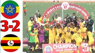 Ethiopia 3-2 Uganda CECAFA U-20 Final  ኢትዮጵያ 3-2 ዩጋንዳ