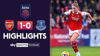 Miedema strikes to get Arsenal back on track ⚡ | Arsenal 1-0 Everton | WSL highlights