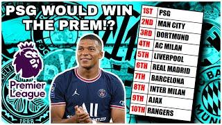 Where Would Every MAJOR European Club Finish In The Premier League