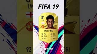 Marcus Rashford - FIFA Evolution (FIFA 17 - FIFA 23)