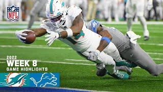 Miami Dolphins vs Detroit Lions | 2022 Week 8 Game Highlights