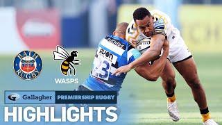 Bath v Wasps - HIGHLIGHTS | Tough Game at The Rec! | Gallagher Premiership 2021/22