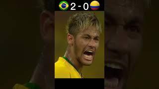 Brazil VS Colombia 2014 FIFA World Cup Quarter-final Highlights #youtube #shorts #football