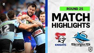 Newcastle Knights v Cronulla Sharks | Match Highlights | Round 25, 2022 | NRL