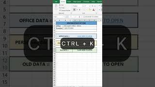 Folder Link in Excel ?? Possible ? || How to link folder or File in #excel