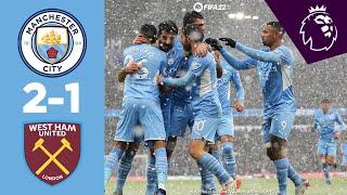 Manchester City vs West Ham United 2-1 | All Goals & Highlights | Premier League 21/22 | Matchday 13