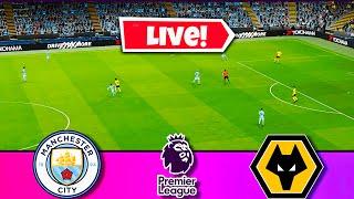 MANCHESTER CITY vs WOLVES LIVE | Premier League 2022-23 | Watch Along & Pes21 Gameplay