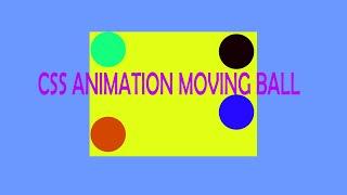 CSS Animation Moving Ball