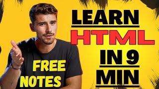 HTML Tutorial For Beginners????| 100% Score????| Complete Html With FREE Notes????