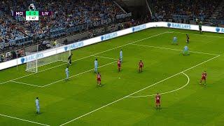 Manchester City vs Liverpool - Premier League - 10th April 2022 - PES 2021