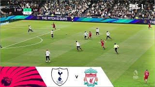 HIGHLIGHTS TOTTENHAM v LIVERPOOL | Premier League 2021/22 | | Realistic Gameplay