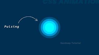 ???? Pulse Effect With CSS3 Animation | Pulse animation - Pure Css Tutorials