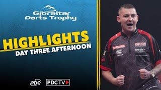 THE COMEBACK KING! | Day Three Afternoon Highlights | 2022 Gibraltar Darts Trophy