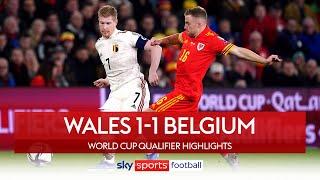 Moore equaliser secures Wales play-off spot! | Wales 1-1 Belgium | World Cup Qualifier Highlights