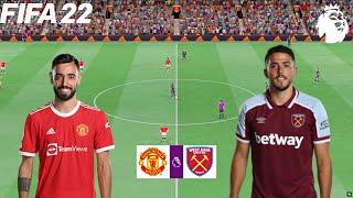 FIFA 22 | Manchester United vs West Ham United - Premier League English 2021 Season - Full Gameplay