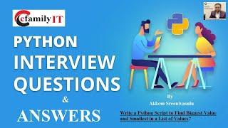 Write a Python Script to Find Biggest Value and Smallest in a List of Values - Python FAQs & Answers