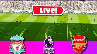 LIVERPOOL vs ARSENAL LIVE | Premier League 2022-23 | Watch Along & Pes21 Gameplay