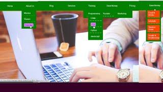 How To Make Drop Down Menu Using HTML And CSS | HTML Website Tutorials | HTML for Beginners