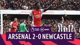 Arsenal vs Newcastle (2-0) | Super-sub Martinelli sinks Toon Army | Premier League Highlights