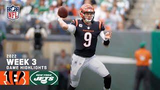 Cincinnati Bengals vs. New York Jets | Week 2022 Game Highlights