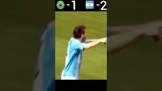 Brazil VS Argentina 2012 Interesting Friendly Match Highlights #youtube #shorts #football