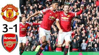 Manchester United vs Arsenal 3-1 All Goals & Extended Highlights HD