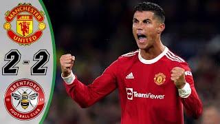 Manchester United vs Brentford 2-2 - Highlights & Goals Resumen & Goles (Last Match) 2021 HD