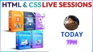 HTML & CSS LIVE SESSION PROMO