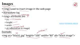 Html Images | Html Hyperlinks | Html Lectures | Html5 | Asrao Technical Skills