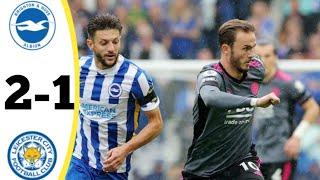 Brighton Vs Leicester City 2-1 Goals Highlights 2021 HD