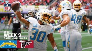 Los Angeles Chargers vs. Atlanta Falcons | 2022 Week 9 Game Highlights