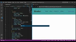 How to create Header with HTML CSS Part1 | Navigation bar Basic |