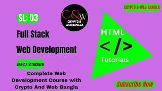 HTML5 Text Style | Complete Web Development Course with Crypto and Web Bangla | Bangla tutorials | 3