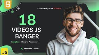 JavaScript Tutorial for Beginners - Full Course in 18 Videos [2021] - Trailer