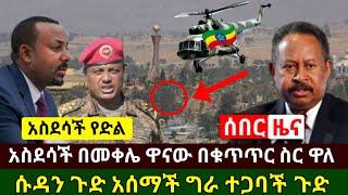 Ethiopia:ሰበር መረጃ | አስደሳች የድል ዜና በመቀሌ ዋናዎቹ በቁጥጥር ስር ዋሉ | ሱዳን ግራ ተጋባች የጉድ ዜና አሰማች እግዚኦ | Abel Birhanu