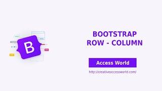 Part 5 - Bootstrap Row Column  | what is Row Column | Grid system | Bootstrap tutorial for beginners