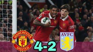 Manchester United vs Aston Villa 4-2_ All Goals & Extended Highlights (11-11-2022)