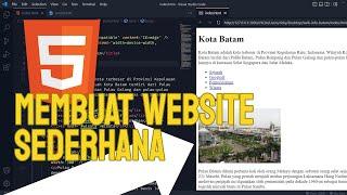 Belajar HTML Dasar : Membuat Website Sederhana