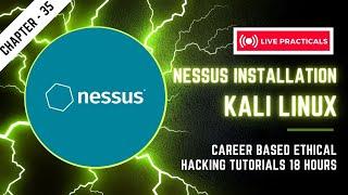 Nessus Installation Kali : Career Based Ethical Hacking Tutorial | PDF Notes & 4GB Hacking Tools