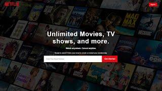 Create a Netflix Landing Page Clone with HTML & CSS