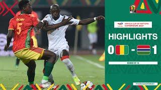 Guinea ???? Gambia Highlights - #TotalEnergiesAFCON2021 Round Of 16