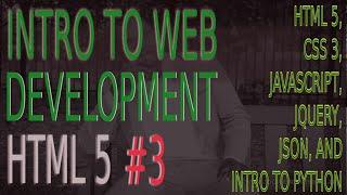 Intro To Web Development   HTML5 #3 | Learn Web Development As Beginner | HTML5 Tutorial