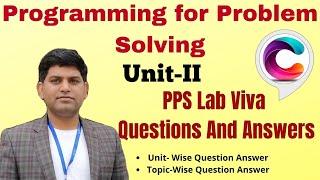 C Programming Viva Questions | PPS viva Questions and Answers | Programming for Problem Solving