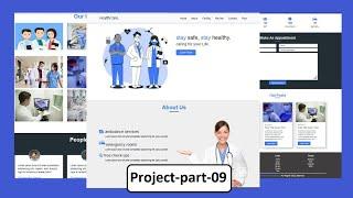 Complete Responsive Hospital Website Design | Using Html - CSS - JS -jQuery - Bootstrap Step By Step