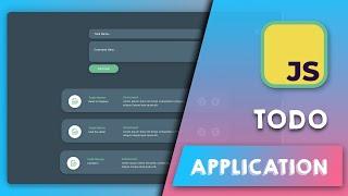 Vanilla Javascript Project - Todolist Application tutorial