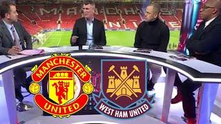 Manchester United vs West Ham 3 - 1 post match analysis - Roy Keane And Ian Wright - 2023HD