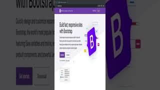 Bootstrap - Getting Started #shorts #short #shortvideo #shortsvideo #boostrap