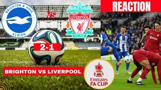 Brighton vs Liverpool 2-1 Live Stream FA Cup Football Match Today Commentary Score Highlights 2023