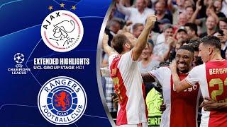 Ajax vs. Rangers: Extended Highlights | UCL Group Stage MD 1 | CBS Sports Golazo